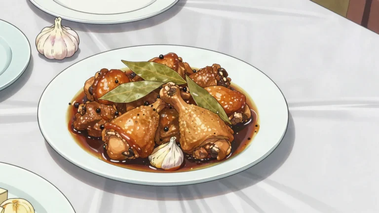 Adobo, drawn in the atlas's manga style