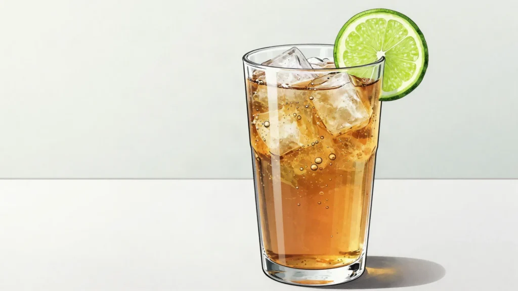 Guaraná, sweet soda made from Amazonian guarana seed, Brazil's other national drink, Brazil drink, anime style