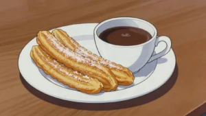 Churros con chocolate