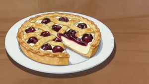 Crostata di ricotta e visciole