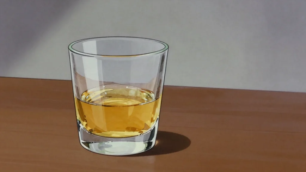 Irish whiskey, triple-distilled whiskey, often single pot still, drunk neat or with water, Ireland wine & spirit, anime style