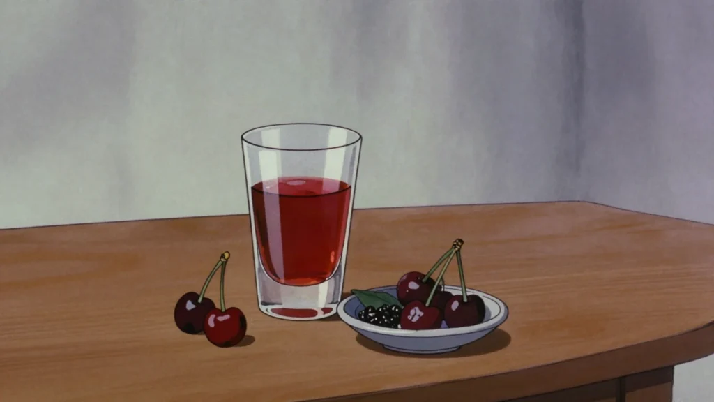 Nalyvka, sweet fruit liqueur made by steeping berries in spirit and sugar, Ukraine wine & spirit, anime style
