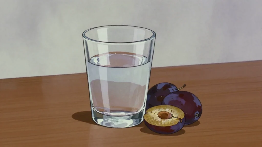 Palincă, double-distilled plum or apricot brandy from Transylvania and Maramureș, Romania wine & spirit, anime style