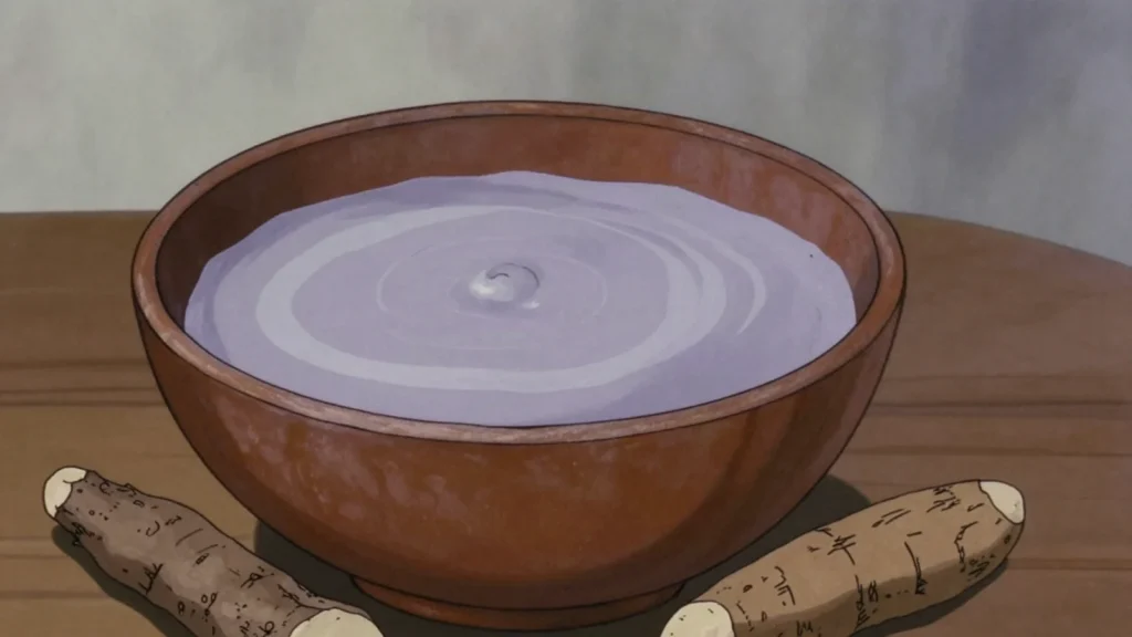 Parakari, cloudy fermented cassava beer brewed in Amerindian villages, Guyana wine & spirit, anime style