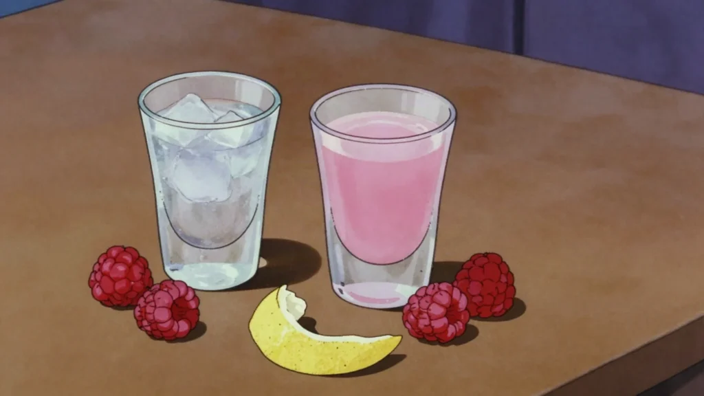 Peket, walloon juniper genever drunk chilled in shots, often fruit-flavoured, Belgium wine & spirit, anime style