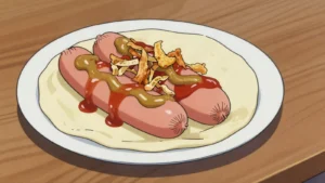 Pølse med lompe