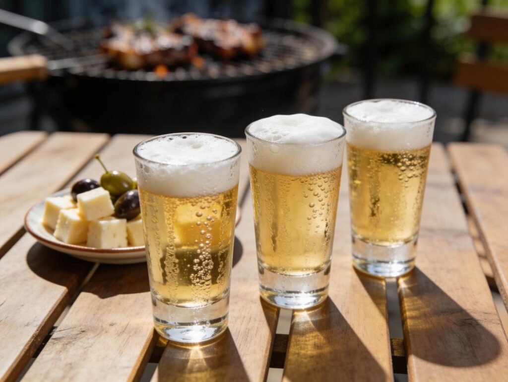 Quilmes, pale lager in a litre bottle, shared at asados and football matches, Argentina wine & spirit