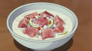 Raw Fish in Coconut Cream