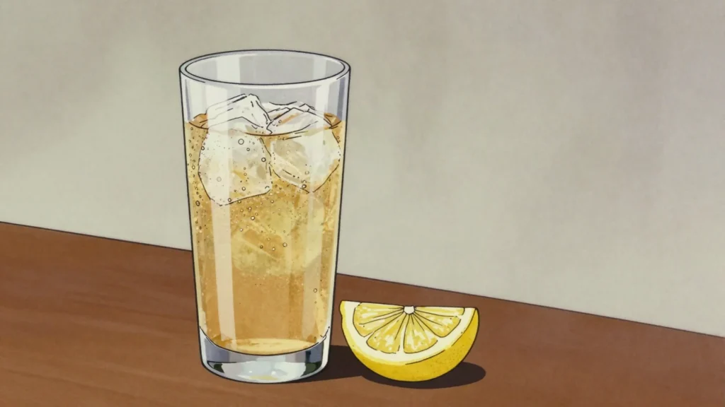 Rivella, fizzy milk-whey soft drink, uniquely Swiss, Switzerland drink, anime style