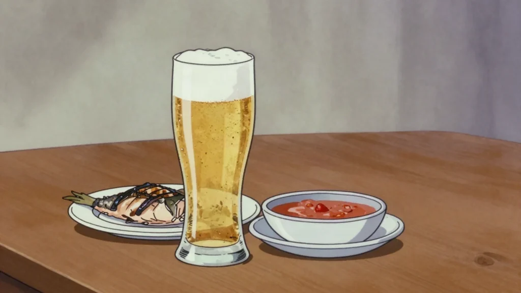 Star beer, pale lager brewed in Freetown, the country's national beer, Sierra Leone wine & spirit, anime style
