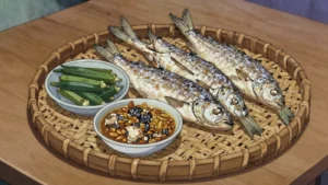 Sun-dried fish