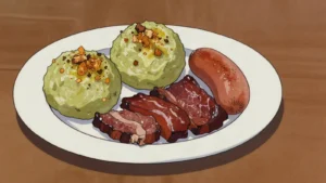 Tacacho con cecina