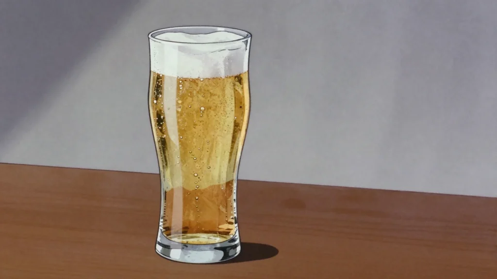 Windhoek Lager, clean pale lager brewed to malt, hops, water and yeast alone, Namibia wine & spirit, anime style