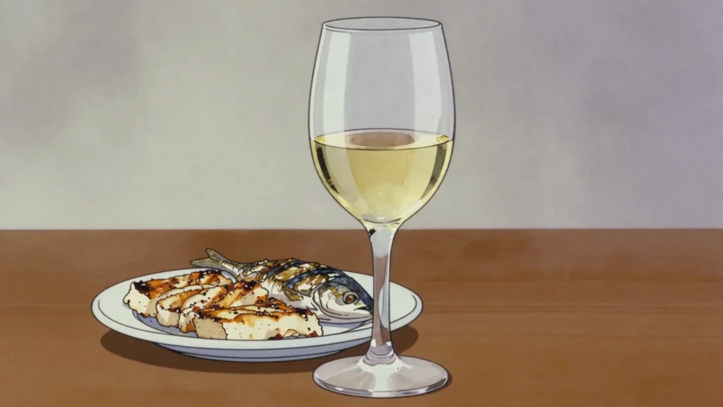 Xynisteri, indigenous white grape making light, citrus-fresh Cypriot wines, Cyprus wine & spirit, anime style